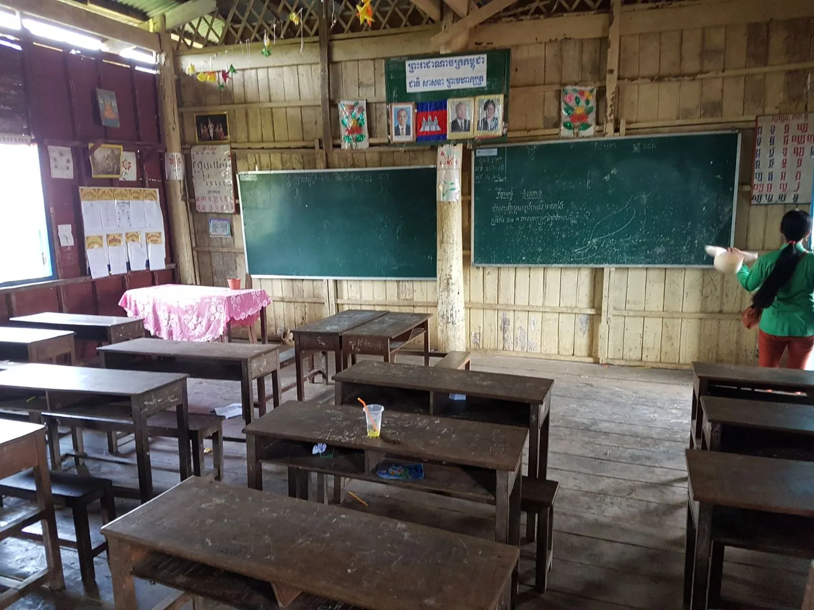 Salle de classe d'une école de Siem Reap