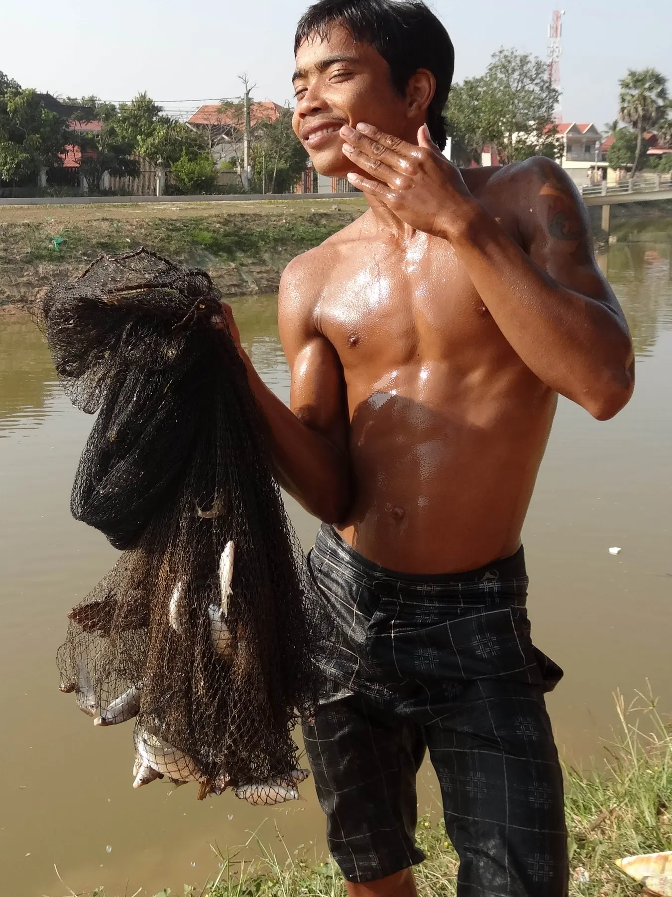 Scène de vie au Cambodge